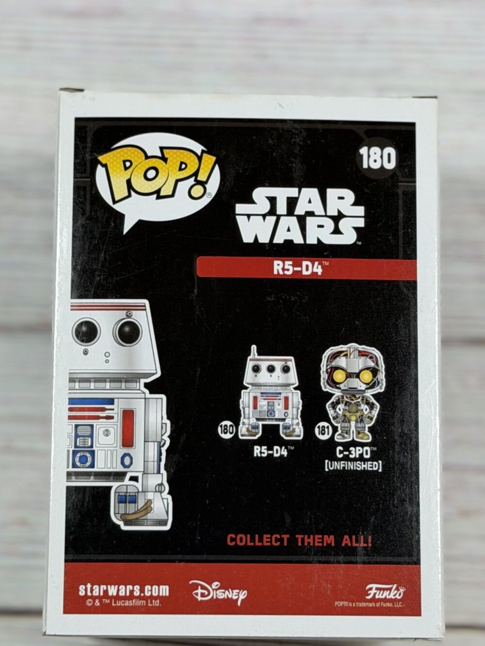 Funko Pop! Star Wars R5-D4 #180 Smuggler’s Bounty Exclusive Vinyl Bobble-Head - Picture 3 of 6
